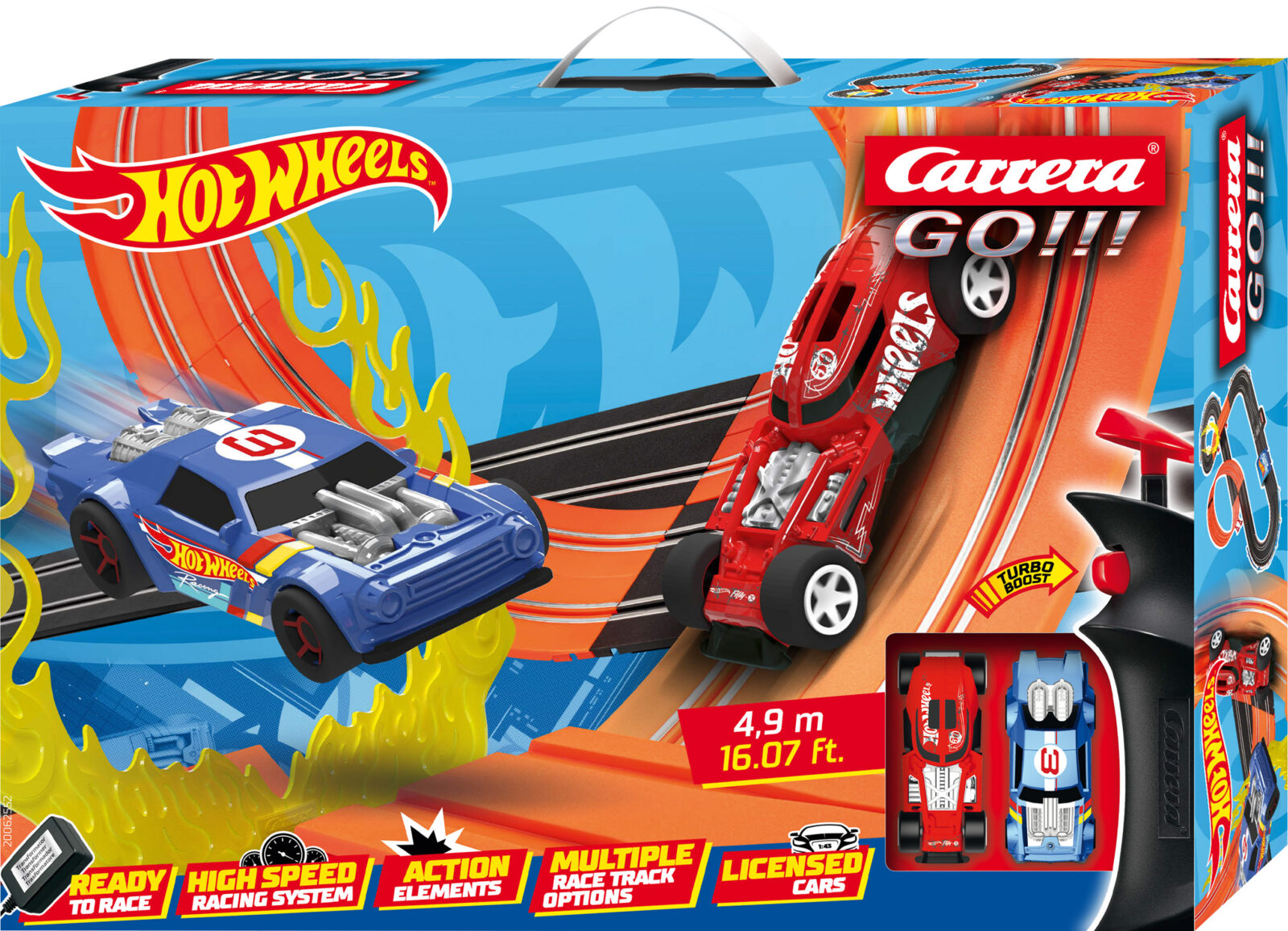 Carrera Go!!! Hot Wheels™ 4,9m