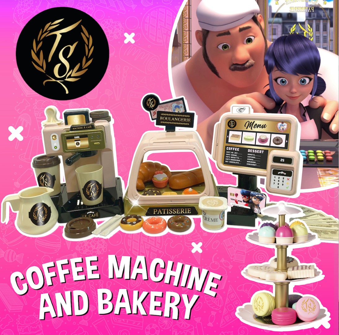 T&S CAFE SET AND MACARON STAND