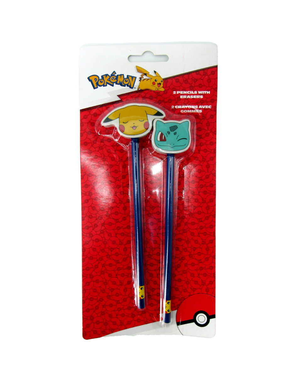 Zestaw ołówków z gumkami Pokémon™